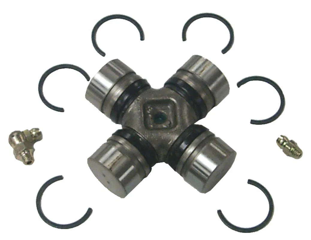 18-2104 – SIERRAMARINE Universal Joint, Rockwell L6N With Outside Retaining Clip With 4 Grooved Bearing Steel Greasea...